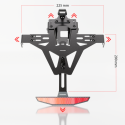 Support de plaque universel HIGHSIDER pro Akron-RS