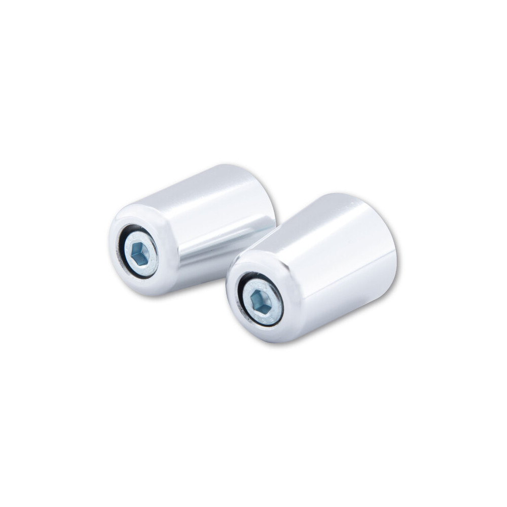 Embouts de guidon HIGHSIDER smart pour guidons originaux - chromé