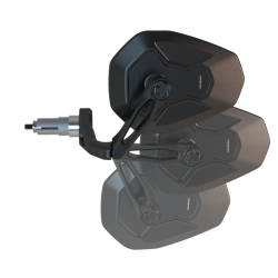 Rétroviseur de guidon HIGHSIDER pro Ventura-RS Force-Evo - 1 pièce