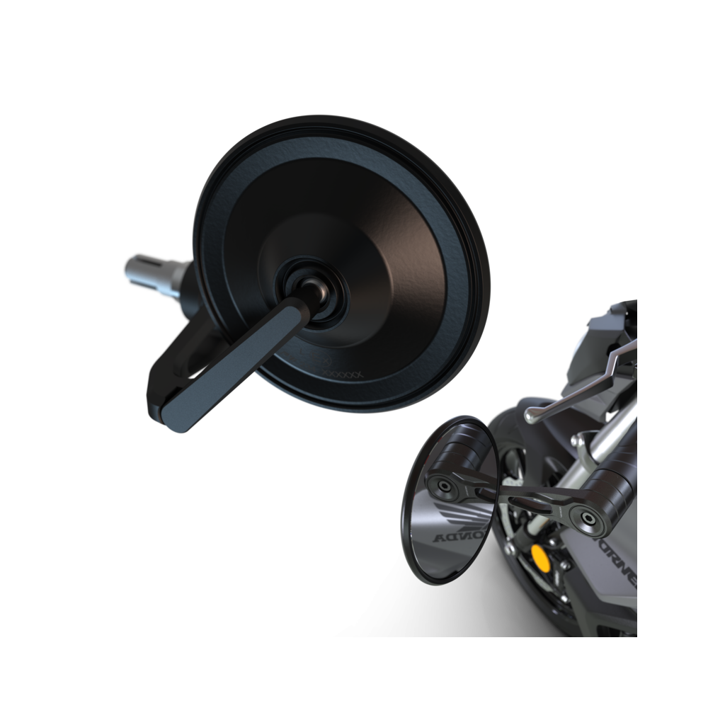 Rétroviseur de guidon HIGHSIDER Smart Circula-S Force-Evo - 1 pièce