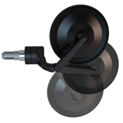 Rétroviseur de guidon HIGHSIDER Smart Circula-S Force-Evo - 1 pièce