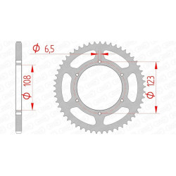 Kit chaîne AFAM A420M 11/53 - couronne standard type