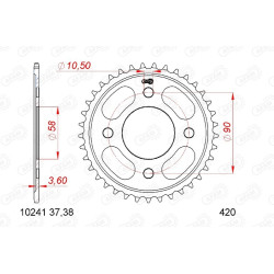Kit chaîne AFAM 420R1 14/37 - couronne standard