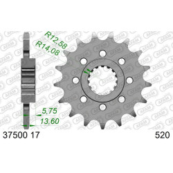 Kit chaîne AFAM 520 XRR3 - 15/44-106 - Couronne acier standard