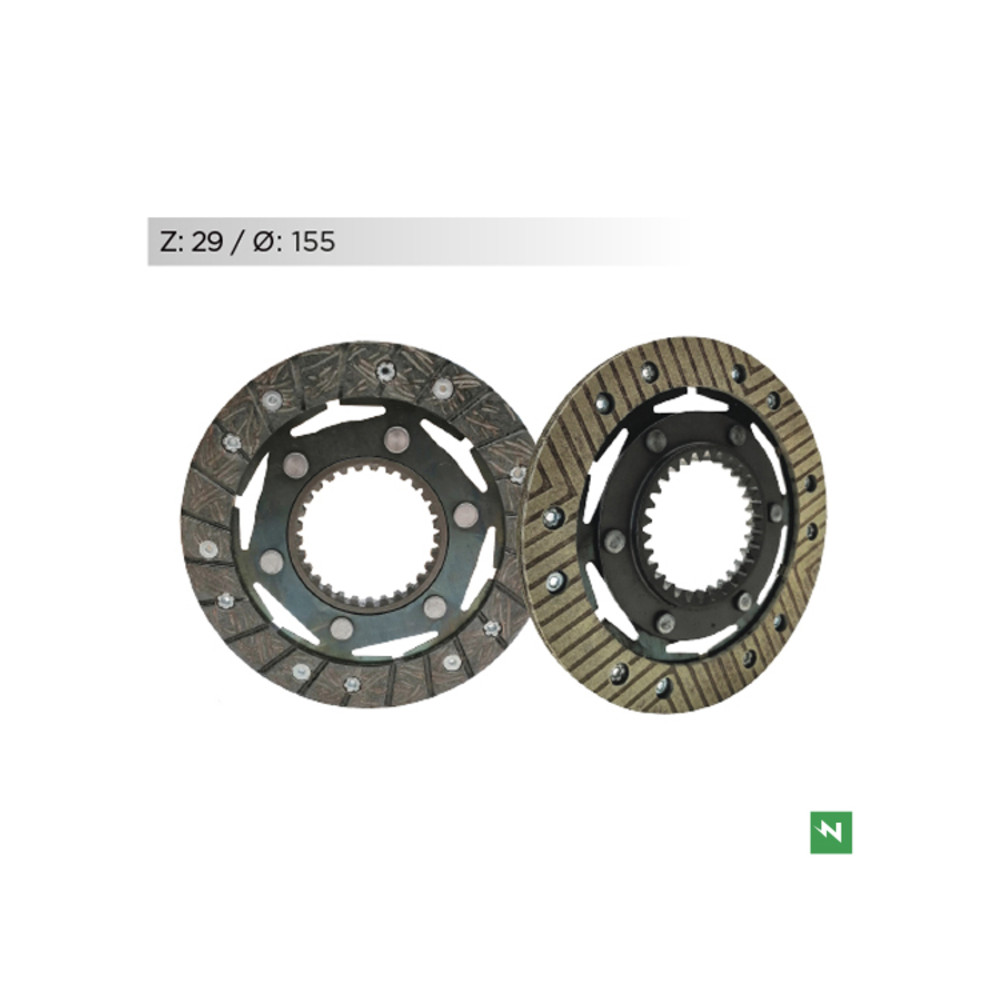 Disque garni d'embrayage NEWFREN Dry - 29 dents