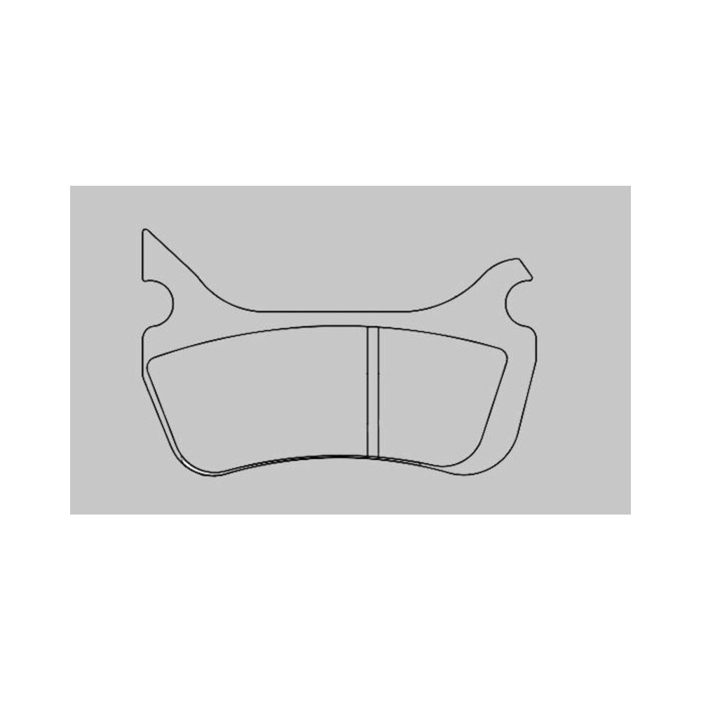 Plaquettes de frein BERINGER Enduro métal fritté - KIT1258SI