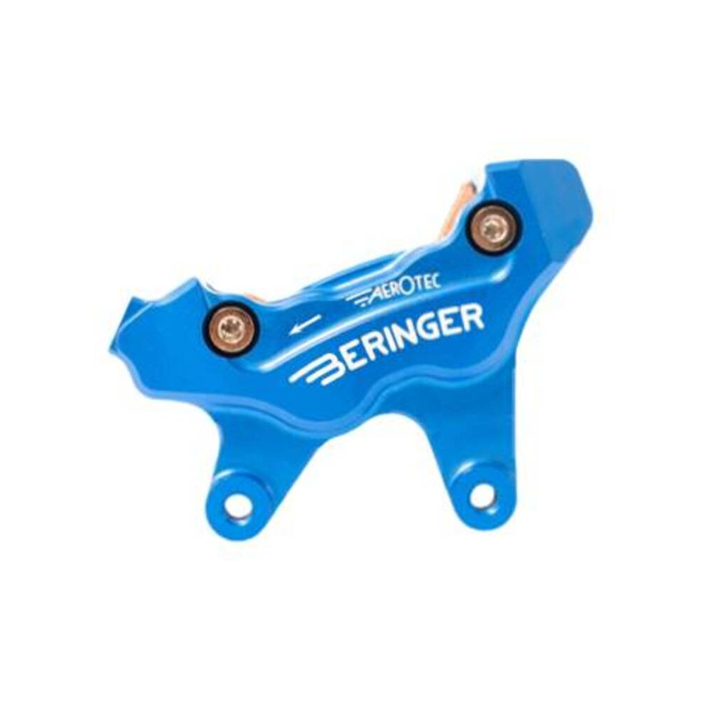 Etrier de frein axial gauche BERINGER Aerotec® MX 4 pistons bleu