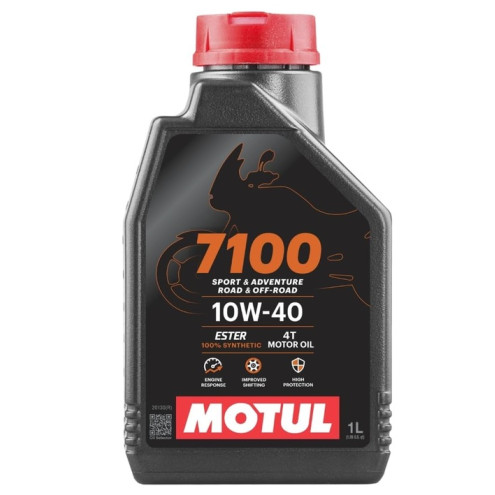 Huile Motul 7100 10W40 4 temps synthétique 1L