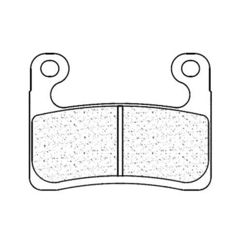 Plaquettes de frein CL BRAKES route métal fritté - 1257A3+