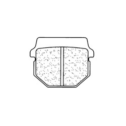 Plaquettes de frein CL BRAKES Off-Road métal fritté - 2469MX10