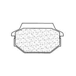 Plaquettes de frein CL BRAKES Scooter métal fritté - 3068SC