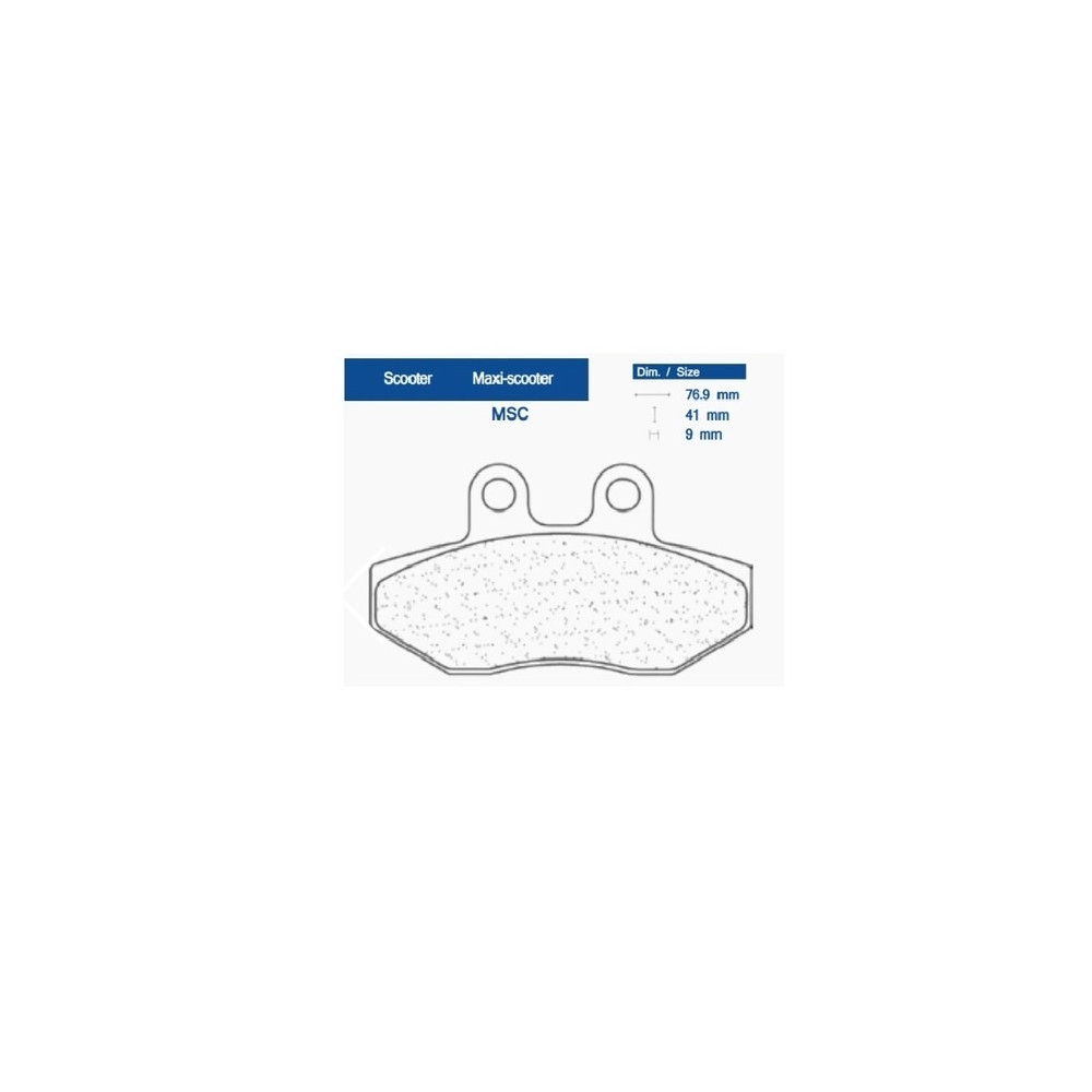 Plaquettes de frein CL BRAKES Maxi Scooter métal fritté - 3077MSC