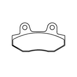 Plaquettes de frein CL BRAKES Scooter métal fritté - 3078SC