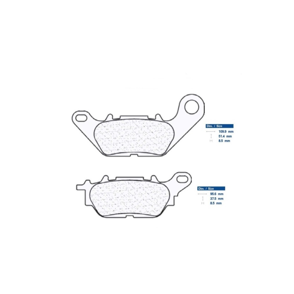 Plaquettes de frein CL BRAKES Maxi Scooter métal fritté - 3099MSC