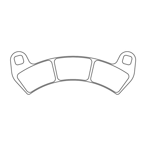 Plaquettes de frein CL BRAKES Quad métal fritté - 1247ATV1