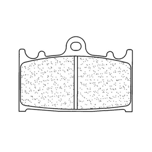 Plaquettes de frein CL BRAKES Racing métal fritté - 2251C60
