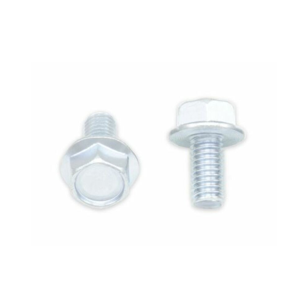 Vis à bride BOLT tête hexagonale 10mm M6x1x12mm 10 pièces