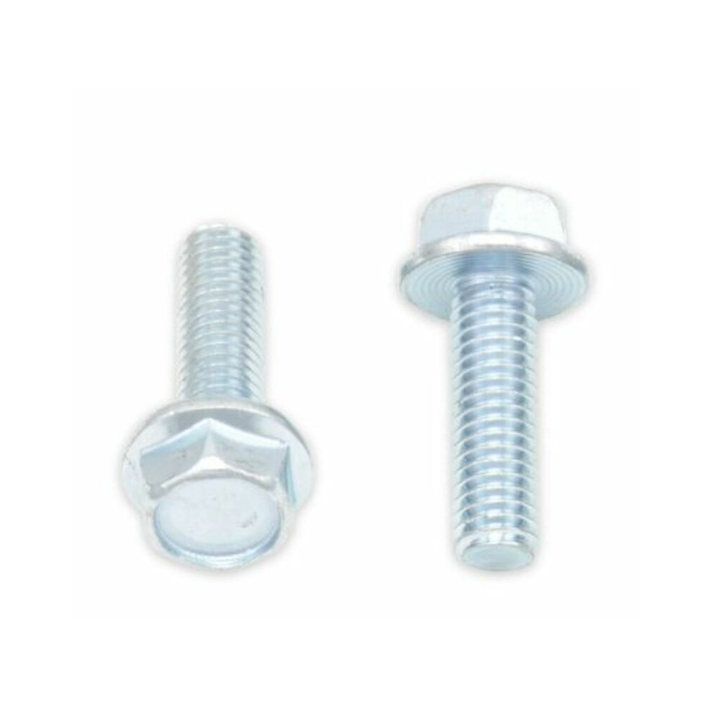 Vis à bride BOLT tête hexagonale 10mm M6x1x20mm 10 pièces
