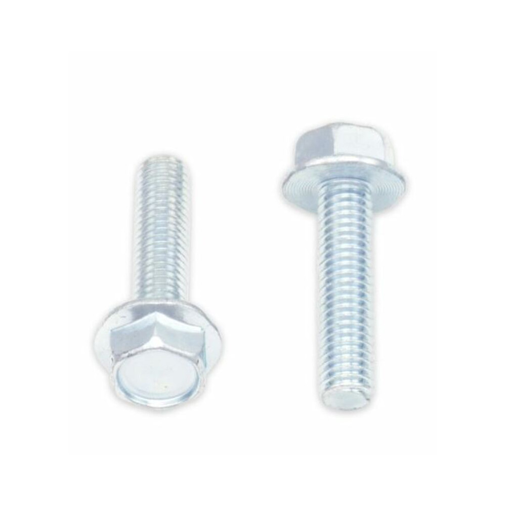 Vis à bride BOLT tête hexagonale 10mm M6x1x25mm 10 pièces
