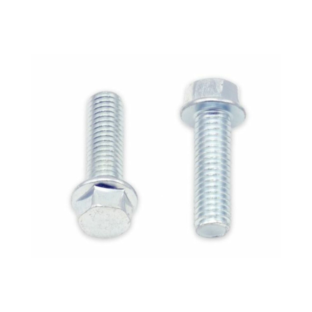 Vis à bride BOLT tête hexagonale 8mm M6x1x20mm 10 pièces
