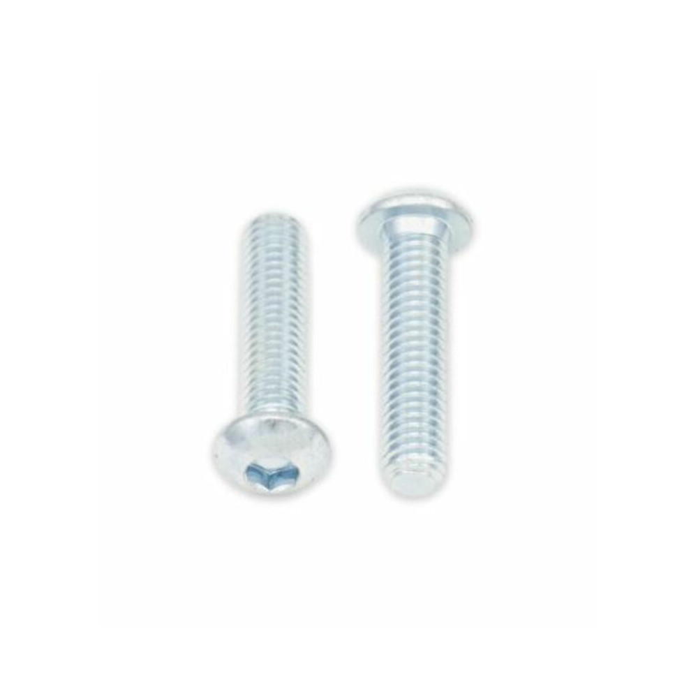 Vis tête bombée épaisse BOLT M6x1x25mm 10 pièces