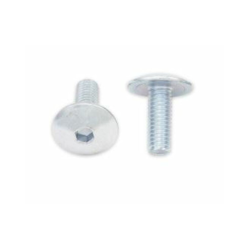 Vis tête bombée plate BOLT M6x1x16mm 10 pièces