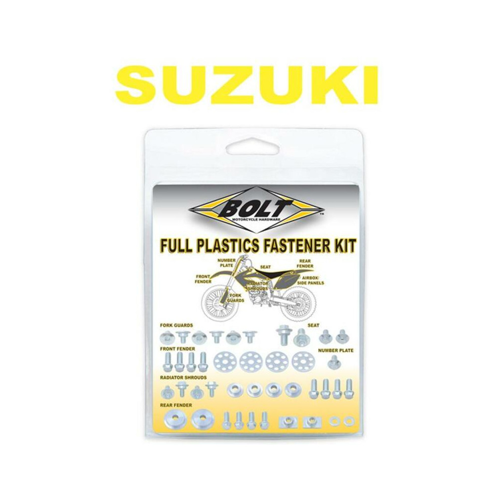 Kit visserie plastiques BOLT Suzuki RM-Z450
