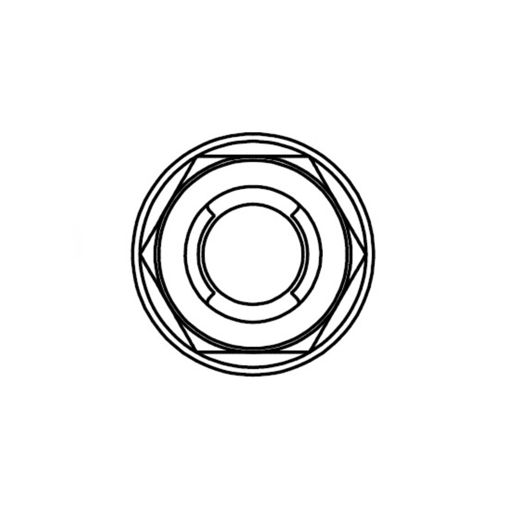 Ecrou Fuji à bride BOLT M6x1mm tête 10mm acier 10 pièces