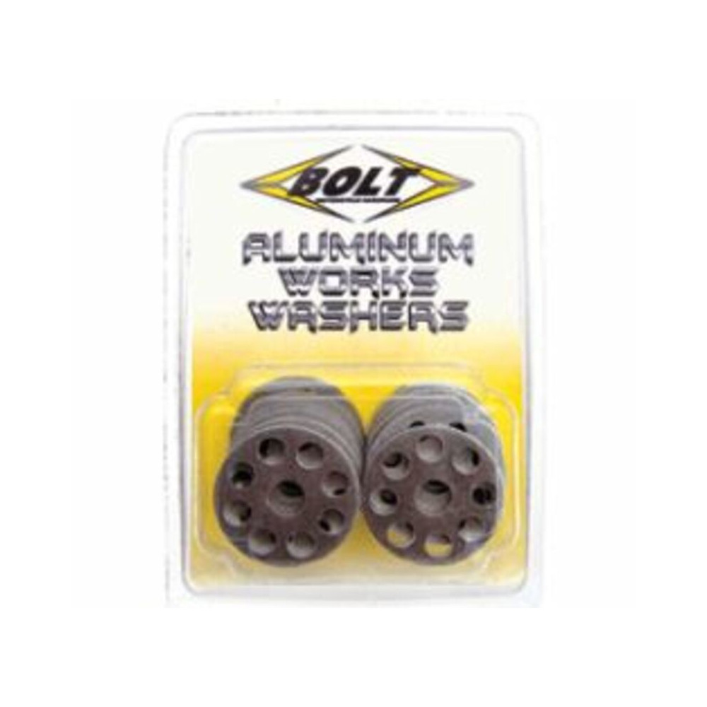 Rondelle perçée aluminium Bolt par 10