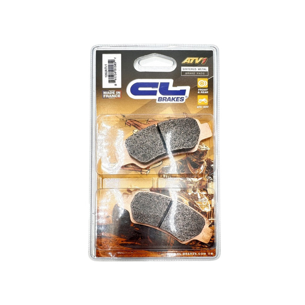 Plaquettes de frein CL BRAKES Quad métal fritté - C1262ATV1