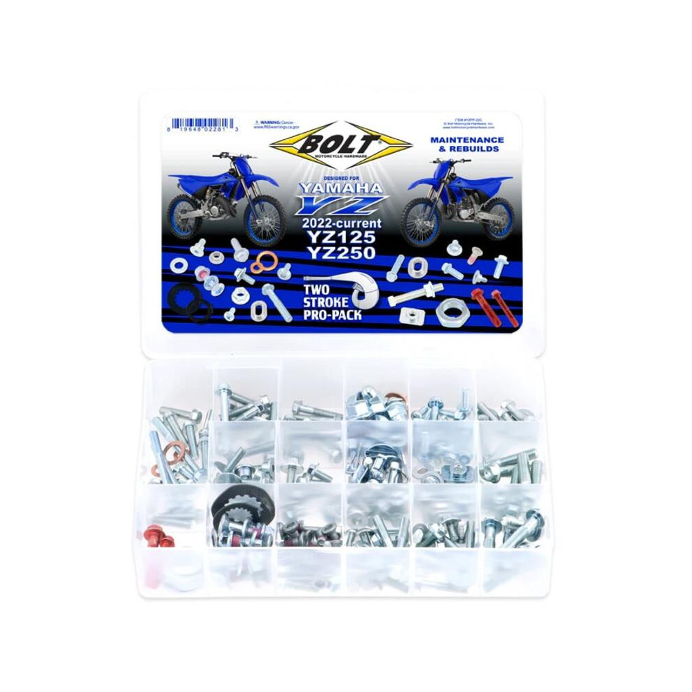 Kit visserie plastiques BOLT Pro Pack