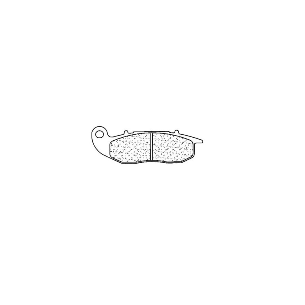 Plaquettes de frein CL BRAKES métal fritté - 1279A3+