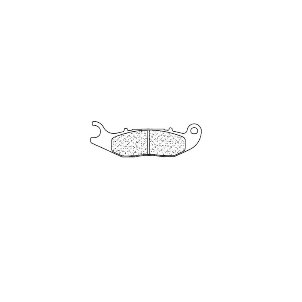 Plaquettes de frein CL BRAKES métal fritté - 1279XBK5
