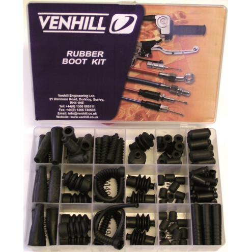 Coffret accessoires cables VENHILL butée de gaine + régleur de câble
