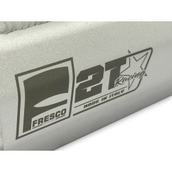 Silencieux FRESCO Carby aluminium blanc/casquette carbone