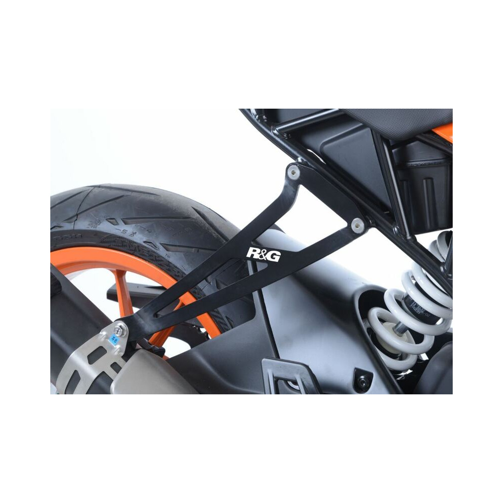 Kit suppression repose-pieds arrière R&G RACING noir KTM RC390