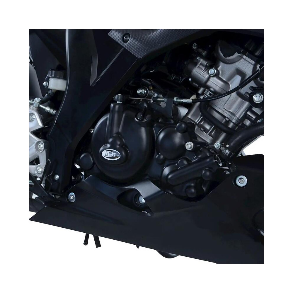 Couvre-carter droit (embrayage) R&G RACING noir Suzuki GSX-R125