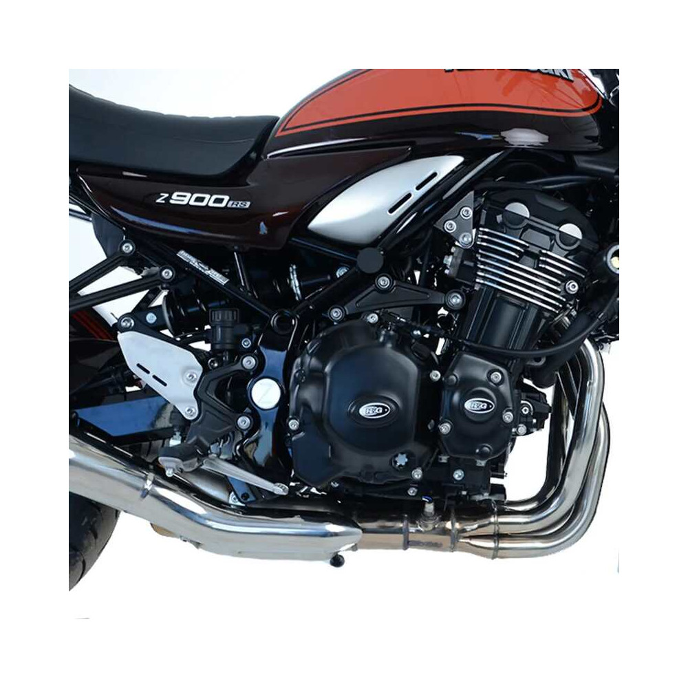 Couvre-carter droit (démarreur) R&G RACING noir Kawasaki Z900RS