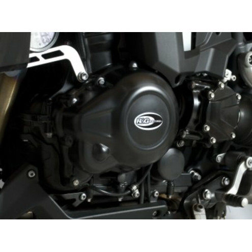 Couvre-carter gauche R&G RACING noir Triumph Tiger 1200 Explorer