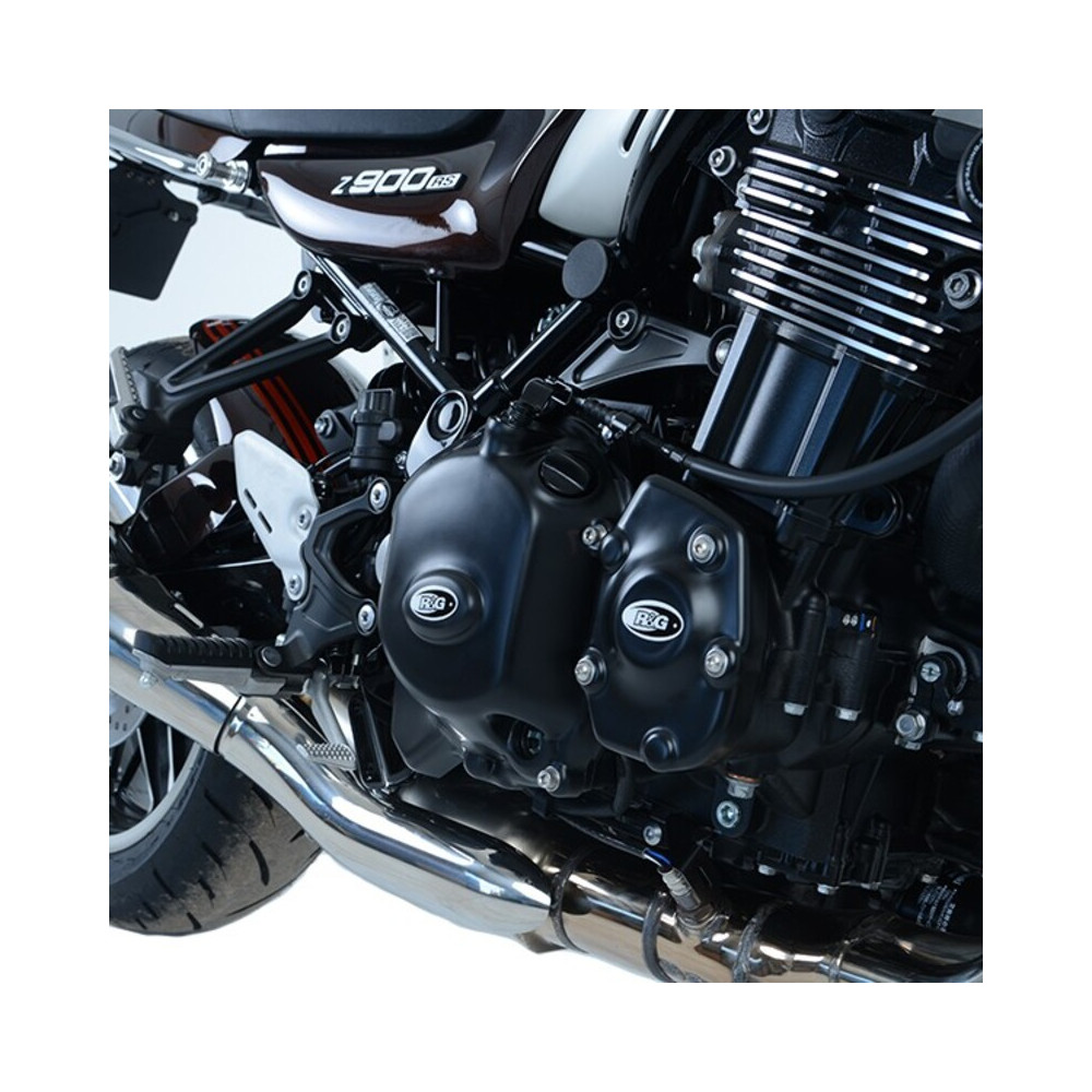 Couvre-carter droit (embrayage) R&G RACING noir Kawasaki Z900RS