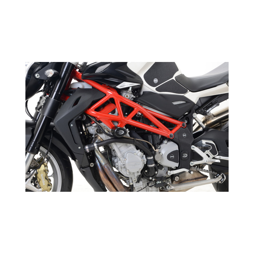 Tampons de protection R&G RACING Aero noir MV Agusta Brutale 1090