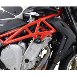 Tampons de protection R&G RACING Aero noir MV Agusta Brutale 1090