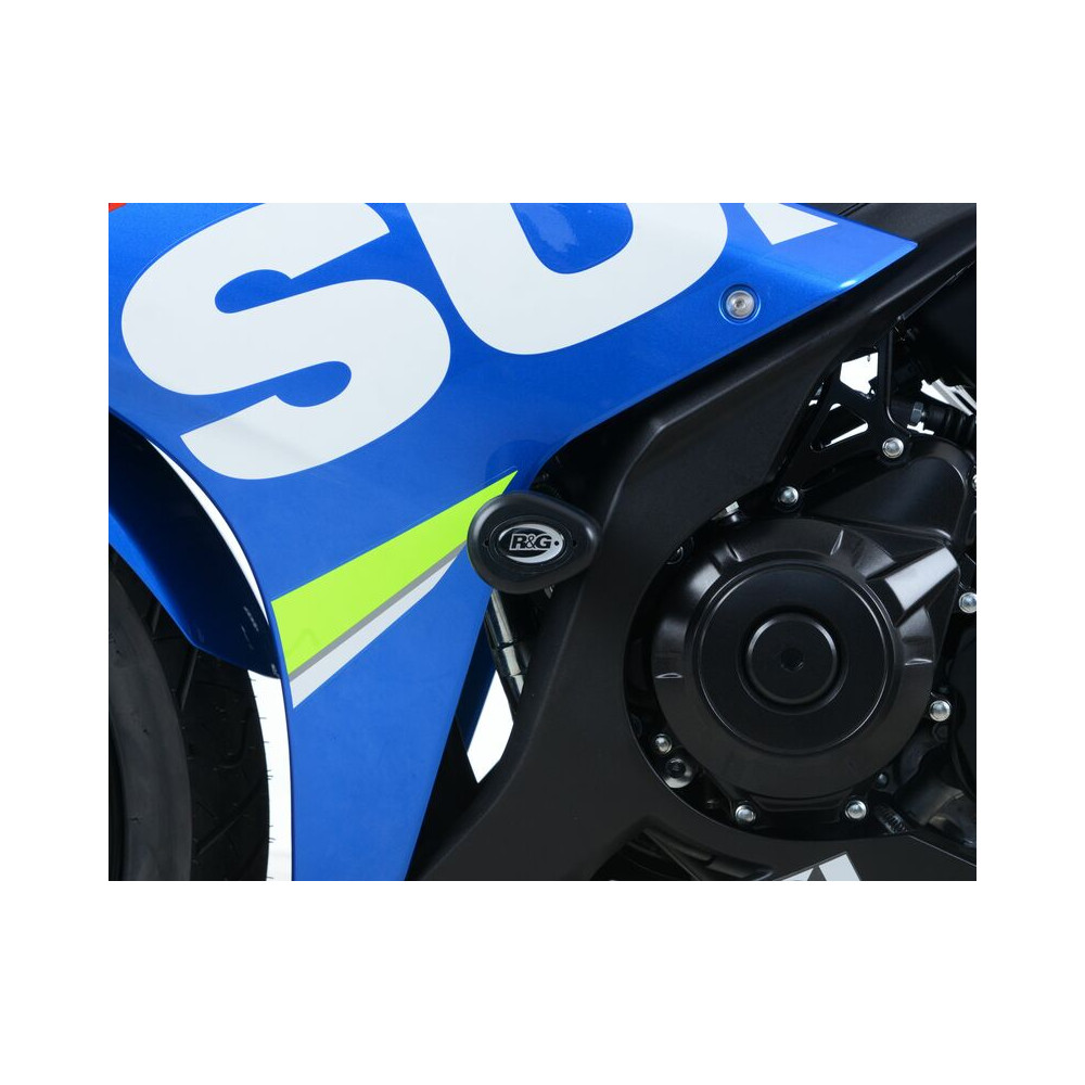 Tampons de protection R&G RACING Aero noir (sans perçage) Suzuki GSX250R