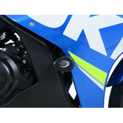 Tampons de protection R&G RACING Aero noir (sans perçage) Suzuki GSX250R