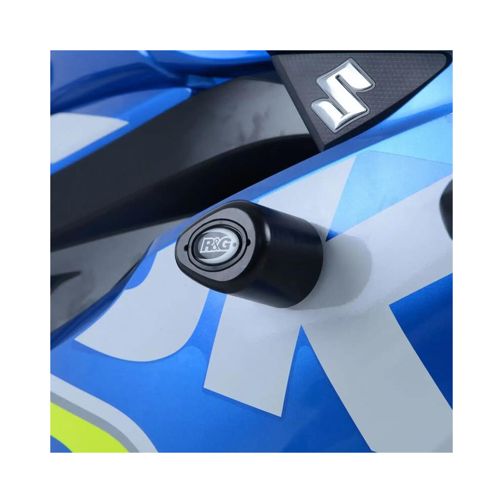 Tampons de protection R&G RACING Aero noir Suzuki GSX-R125