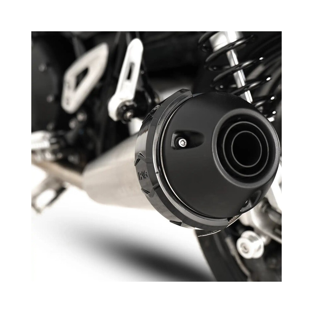 Protection de silencieux rond R&G RACING noir Ø115-140mm