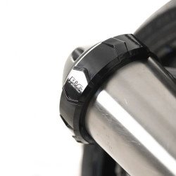 Protection de silencieux rond R&G RACING noir Ø115-140mm