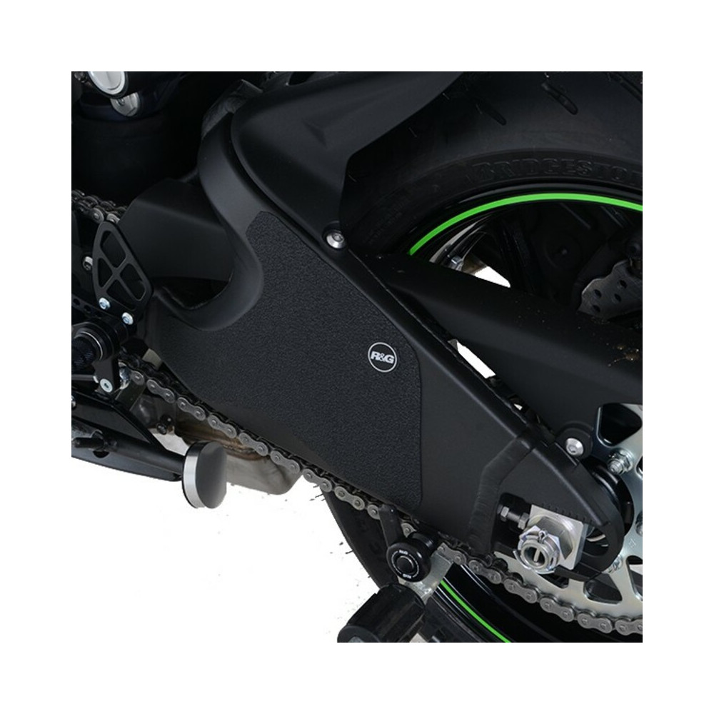 Kit protection de bras oscillant R&G RACING noir (2 pièces) Kawasaki Ninja ZX-6R