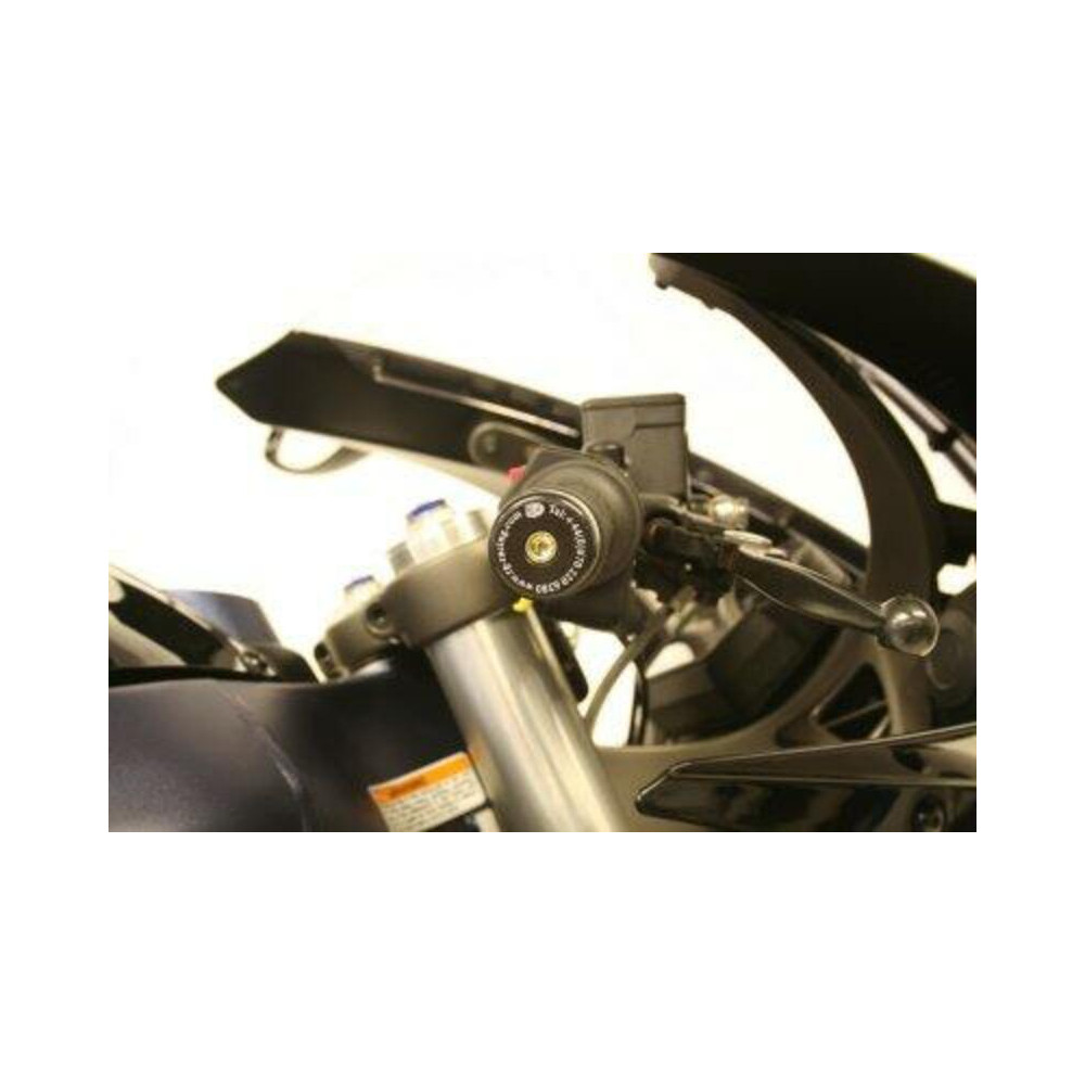 Embouts de guidon R&G RACING noir Buell 1125R