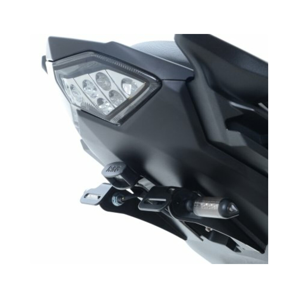 Support de plaque noir R&G RACING Kawasaki KLE 650 VERSYS